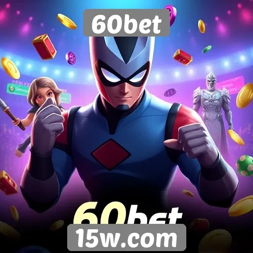 Variedade de jogos oferecidos no 60bet
